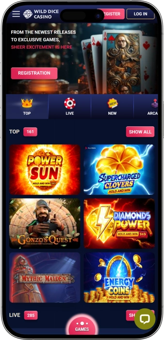 Wild Dice Casino App